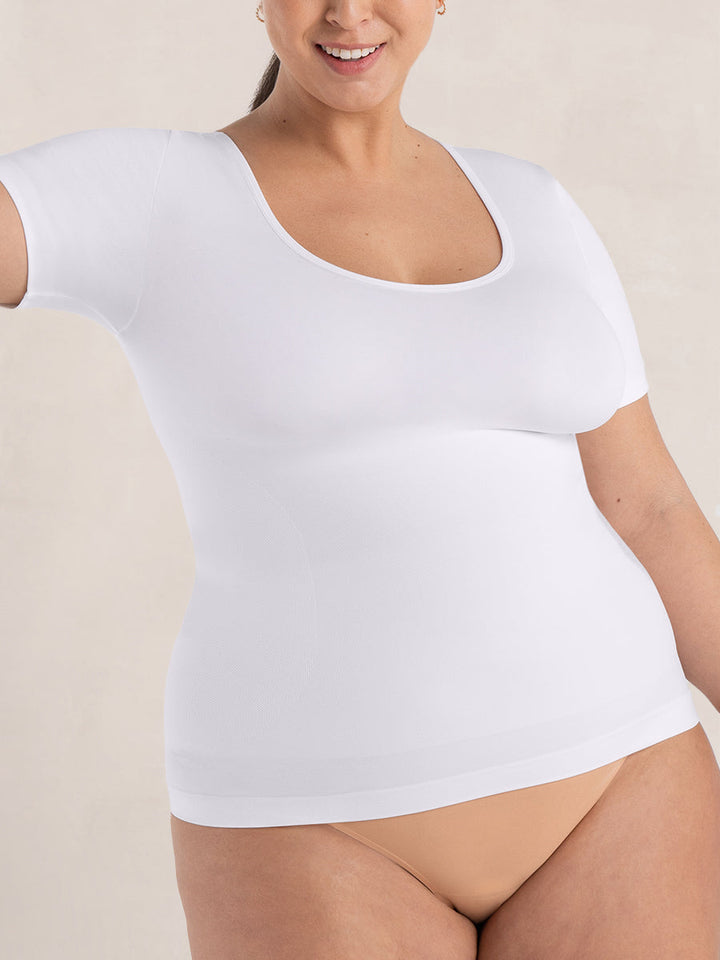 Livia™ | Short Sleeve Sculpting T-Shirt