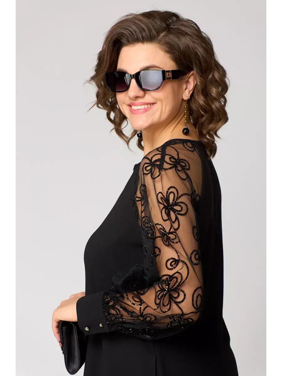 Maxima | Elegant black sexy lace dress