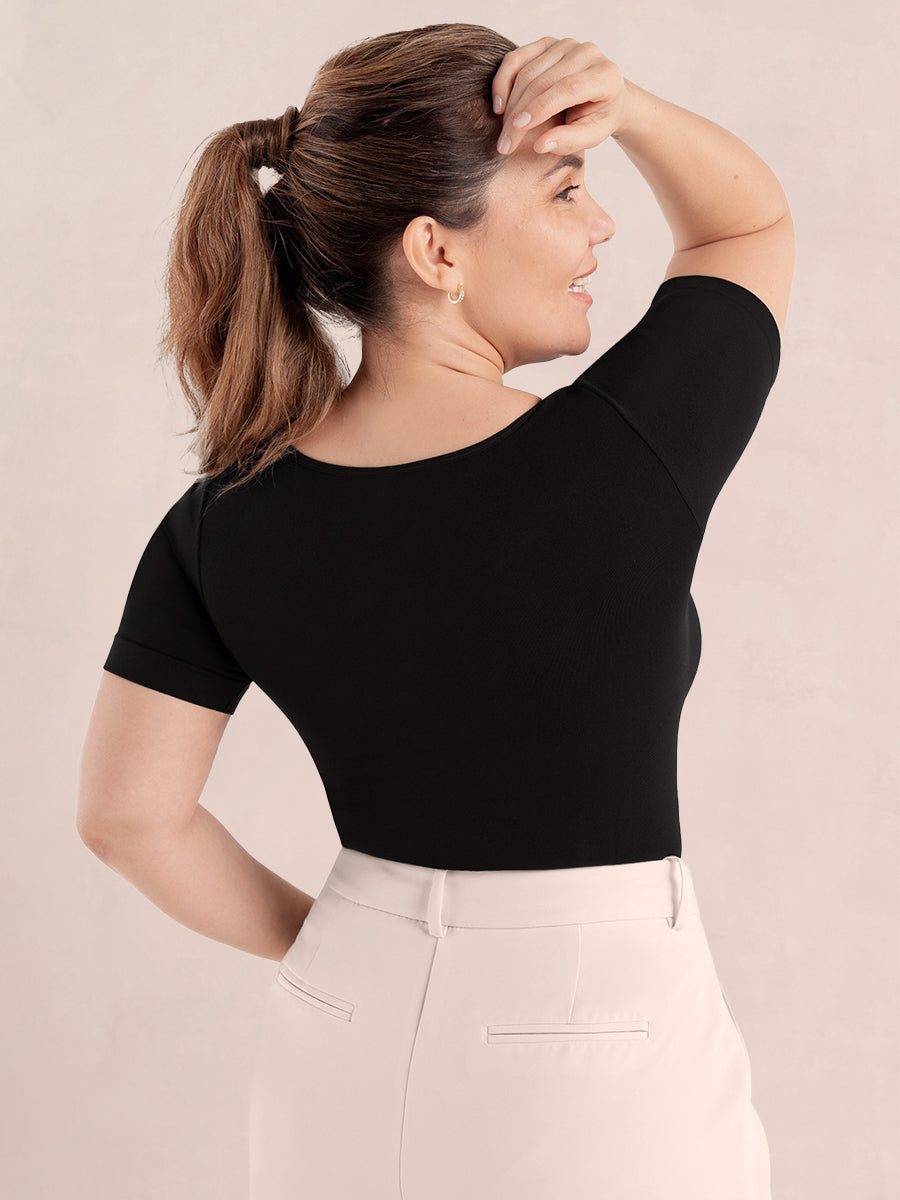 Livia™ | Short Sleeve Sculpting T-Shirt