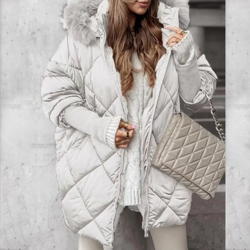 Aurora™ | Quilted Parka Coat with Knitted Sleeves