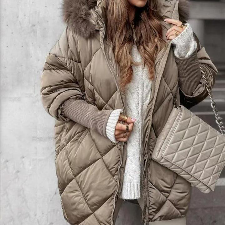 Aurora™ | Quilted Parka Coat with Knitted Sleeves