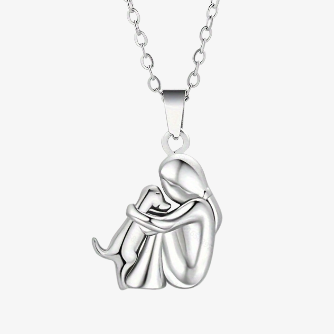 Eternal Bond™ Silver & Gold Dog Lover Necklace