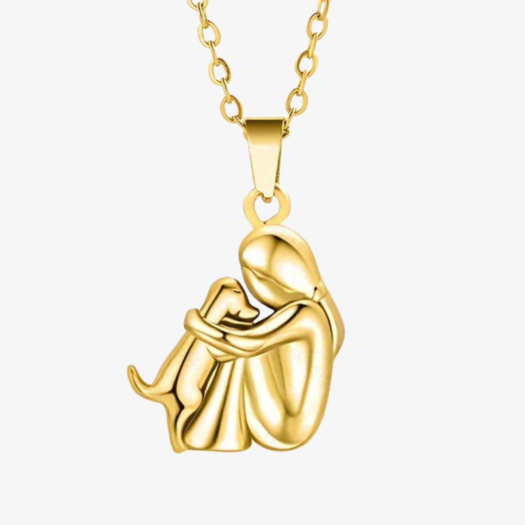 Eternal Bond™ Silver & Gold Dog Lover Necklace