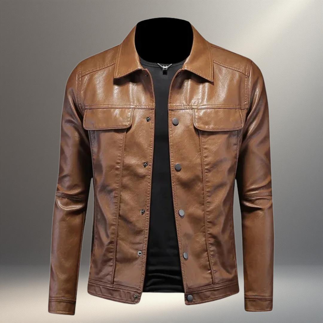 Ryder | Leather Biker Jacket