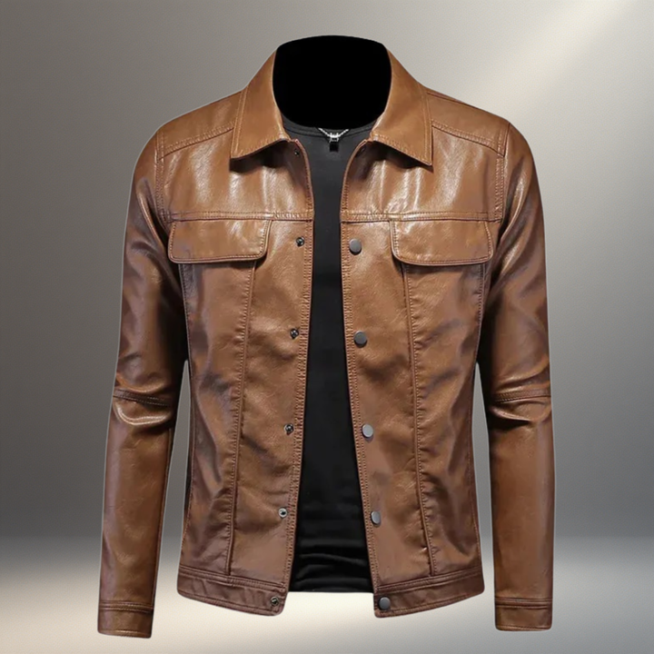 Ryder | Leather Biker Jacket