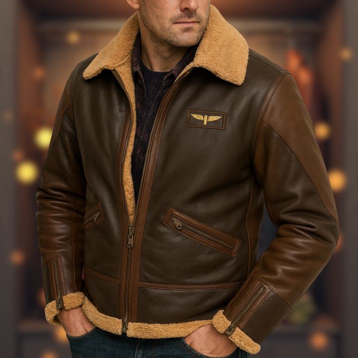 Axton™ | Shearling Aviator Jacket