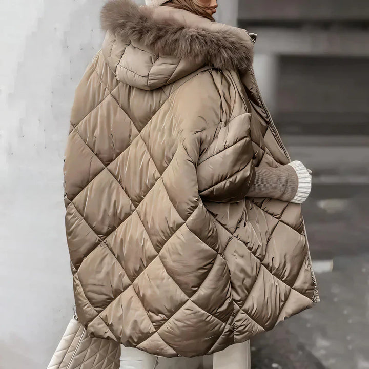 Aurora™ | Quilted Parka Coat with Knitted Sleeves
