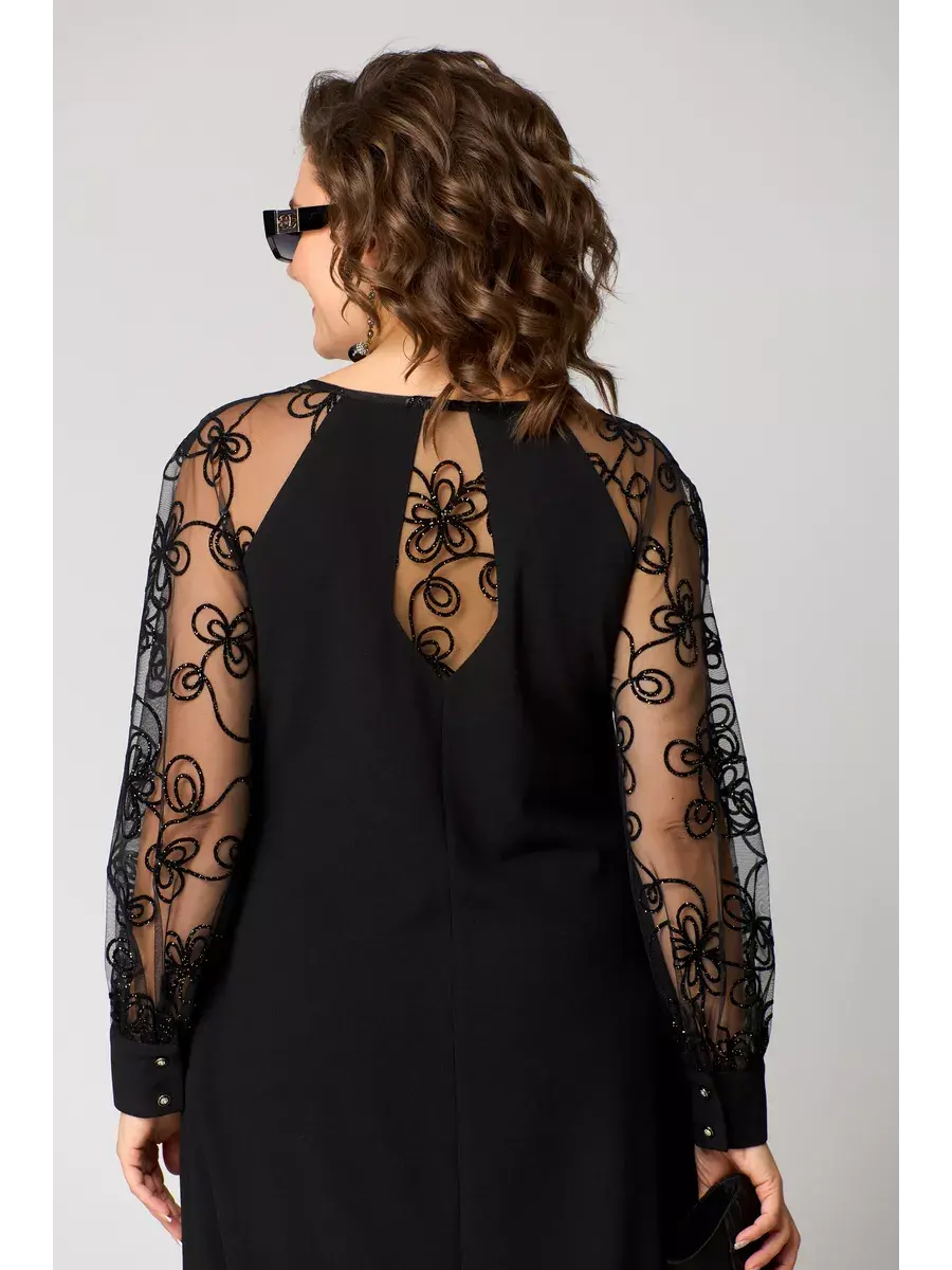 Maxima | Elegant black sexy lace dress