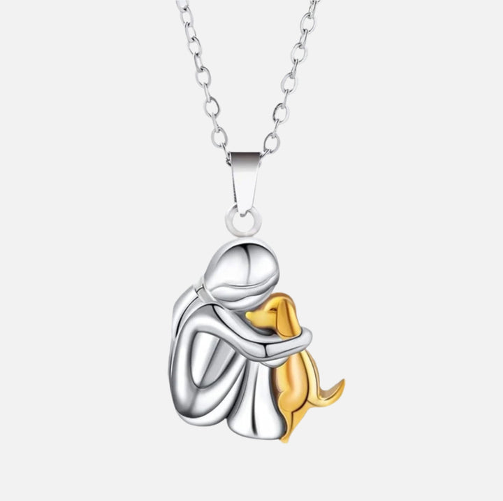 Eternal Bond™ Silver & Gold Dog Lover Necklace
