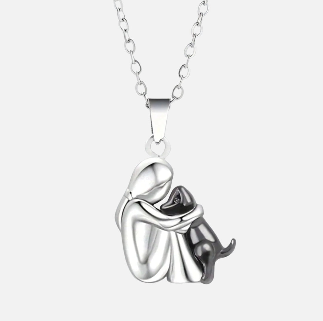 Eternal Bond™ Silver & Gold Dog Lover Necklace