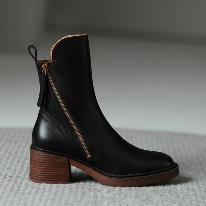 Valorine™ | Elegant and Timeless Leather Boots