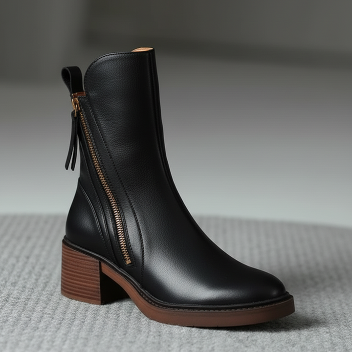 Valorine™ | Elegant and Timeless Leather Boots