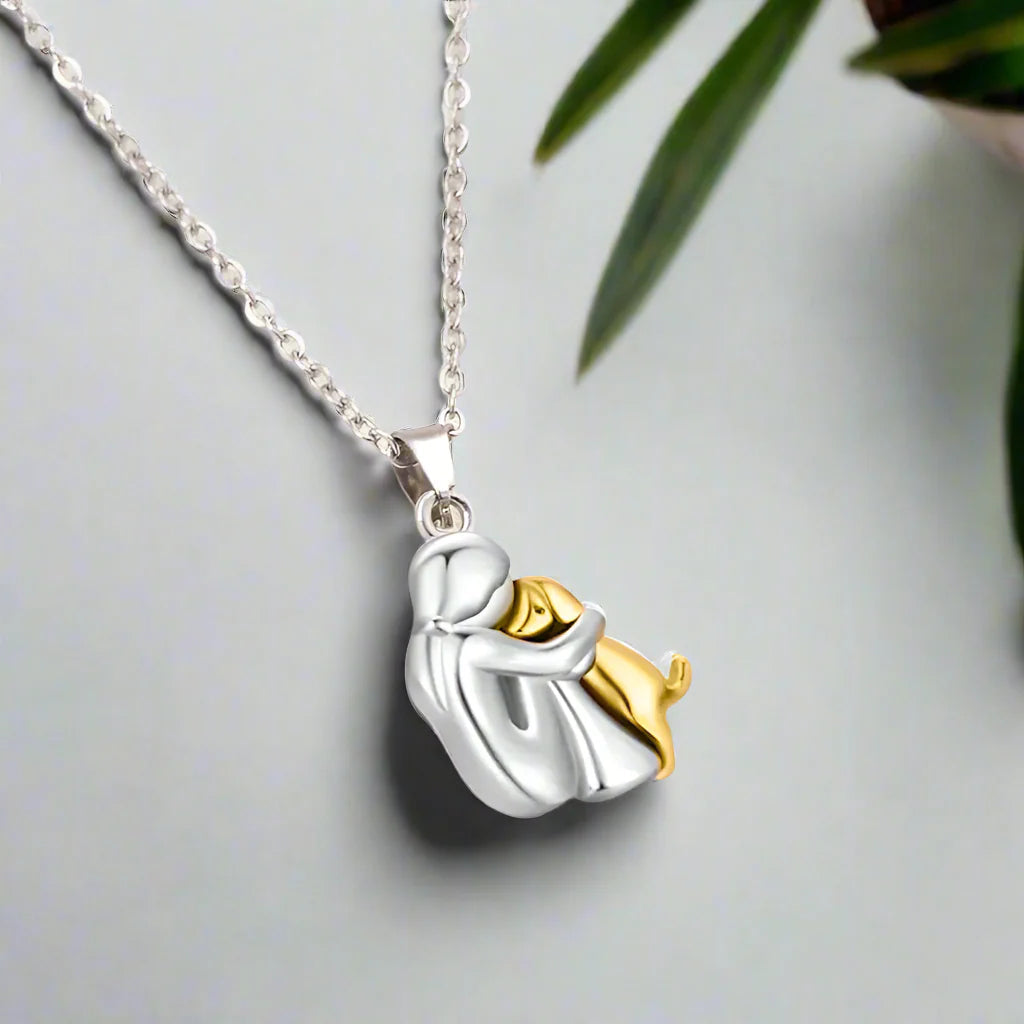 Eternal Bond™ Silver & Gold Dog Lover Necklace