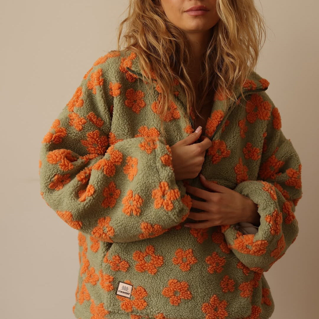 Daisy | Cozy Bloom Oversized Fleece