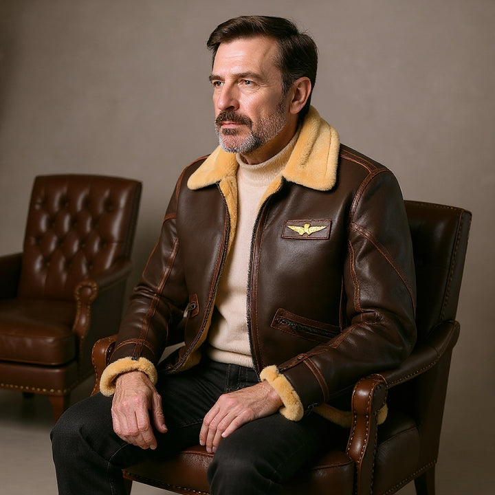 Axton™ | Shearling Aviator Jacket