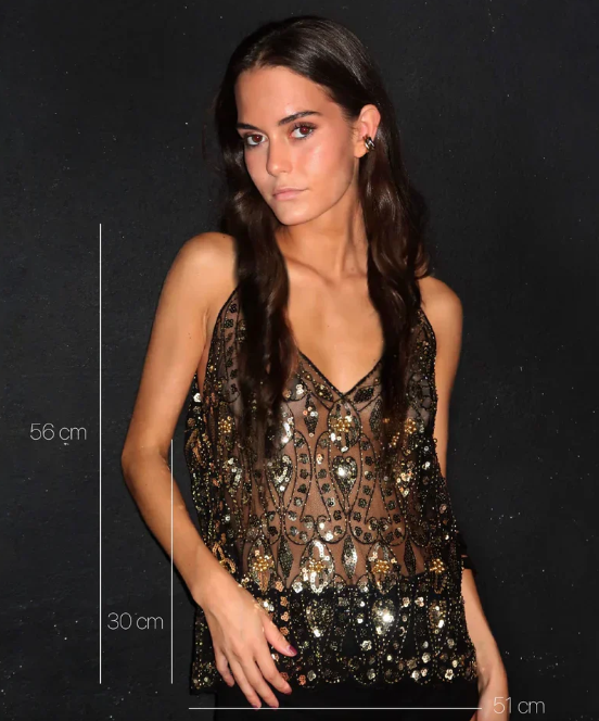 Celeste™ Sequin Embellished Party Top