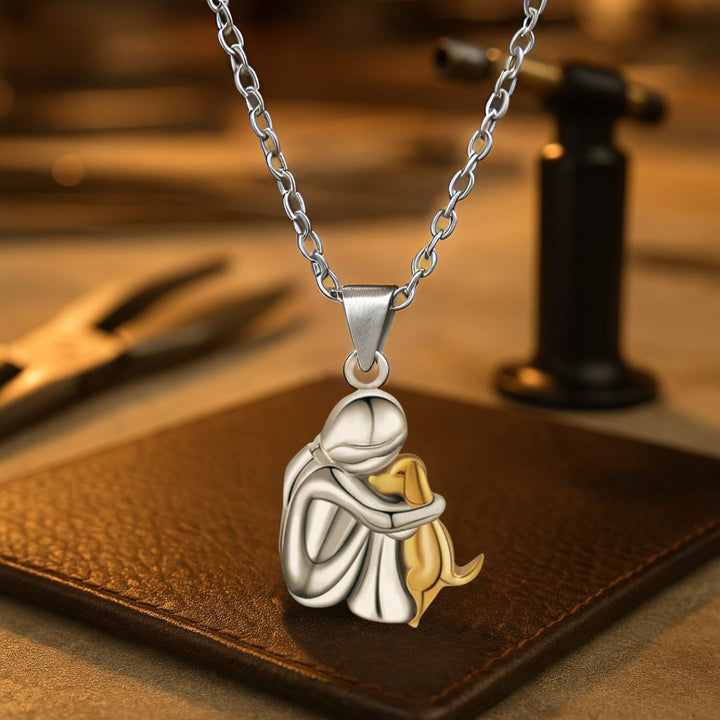 Eternal Bond™ Silver & Gold Dog Lover Necklace
