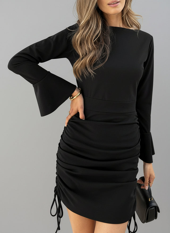 Aveline™ | Elegant Ruched Mini Dress