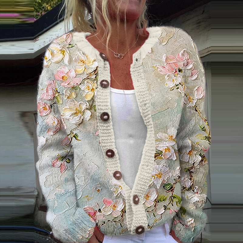Rachel | Vintage Floral Cardigan Sweater (kopie)