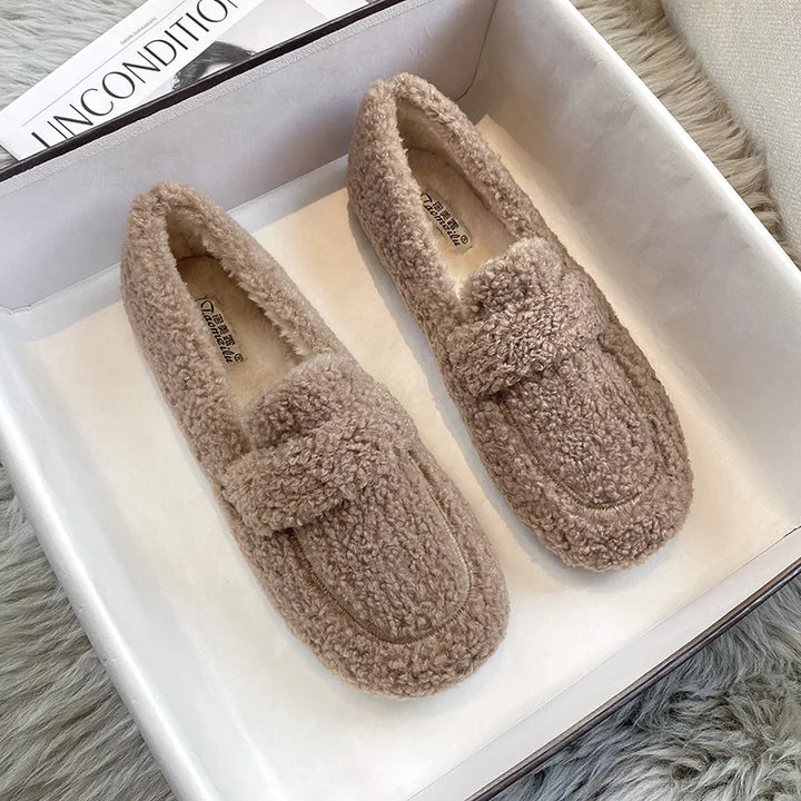 Amélie™ | Warm Teddy Loafers