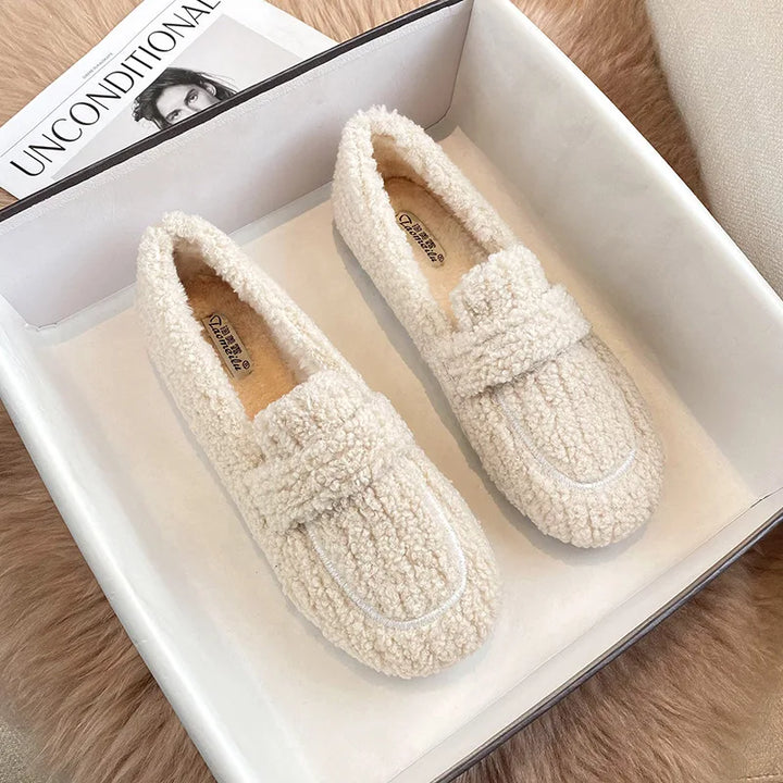 Amélie™ | Warm Teddy Loafers
