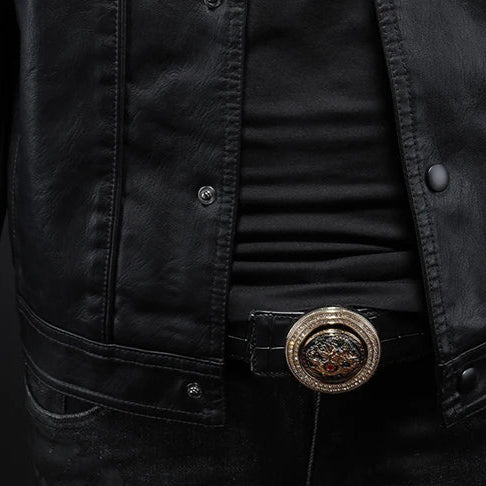 Ryder | Leather Biker Jacket