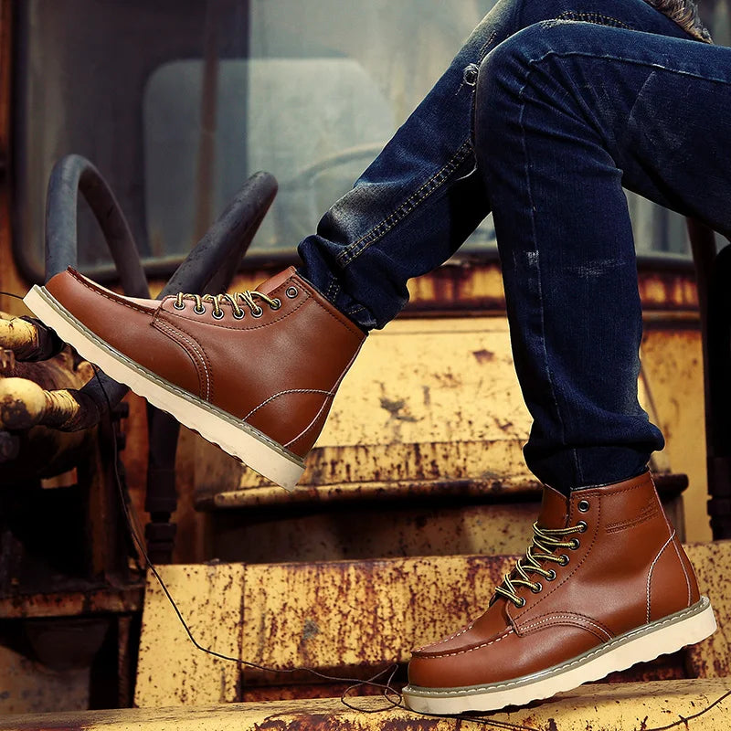 Mason™ | Retro Leather Boots