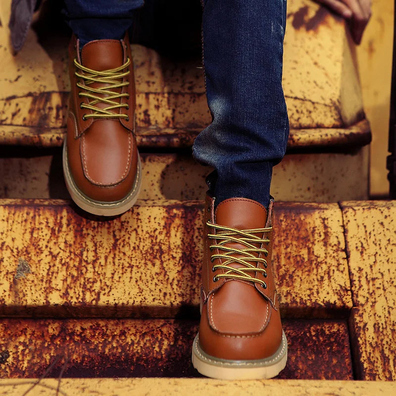 Mason™ | Retro Leather Boots