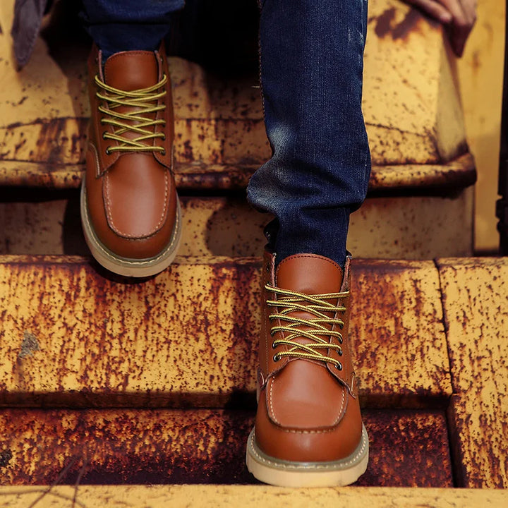 Mason™ | Retro Leather Boots