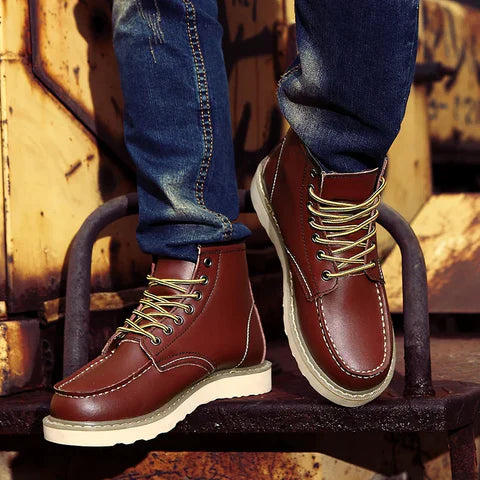 Mason™ | Retro Leather Boots