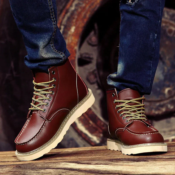 Mason™ | Retro Leather Boots