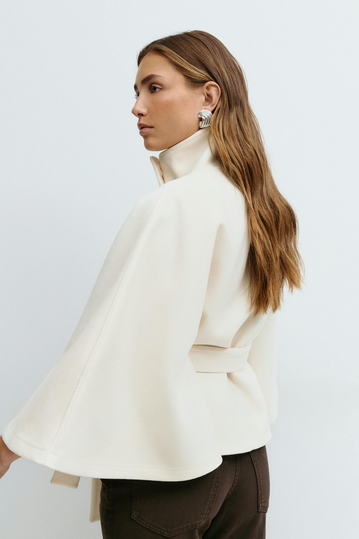 Rosa | Belted Cape Jacket
