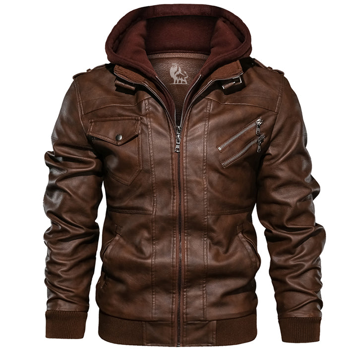 Cavari™ Milano Ferro Leather Jacket | Confidence in Every Stitch