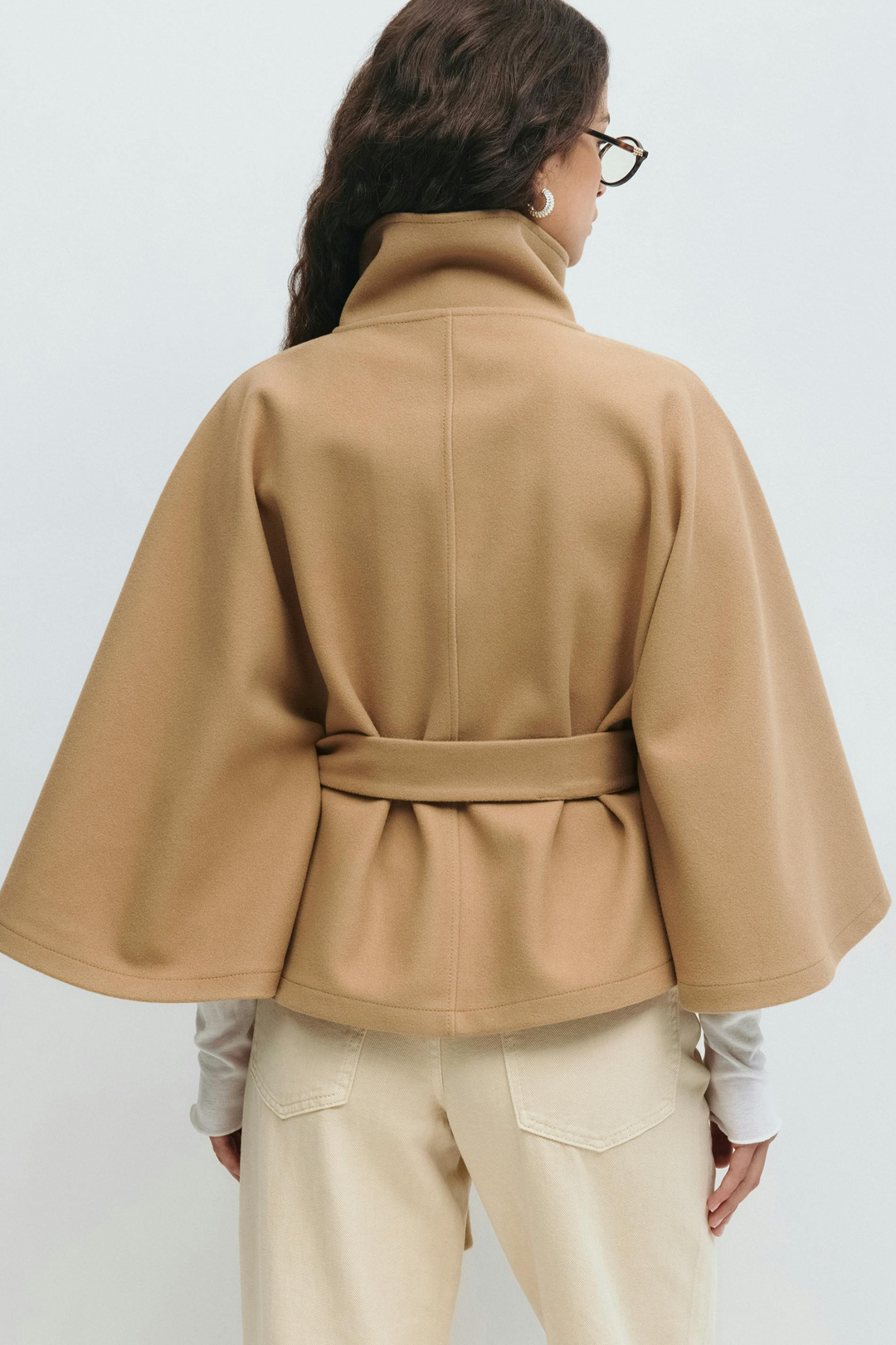 Rosa | Belted Cape Jacket