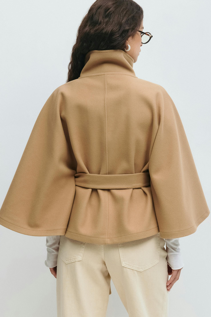 Rosa | Belted Cape Jacket