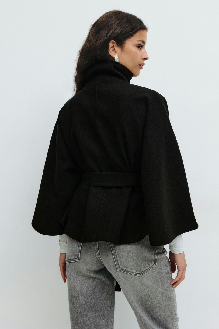 Rosa | Belted Cape Jacket