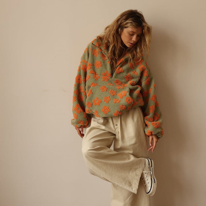 Daisy | Cozy Bloom Oversized Fleece