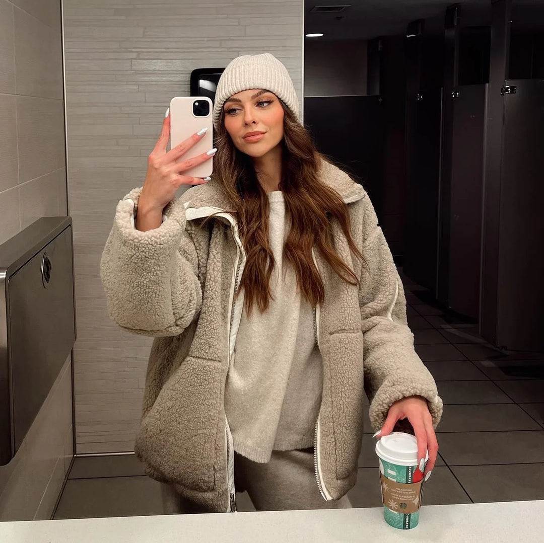 Sienna™ | Luxe Teddy Fleece Zip Jacket