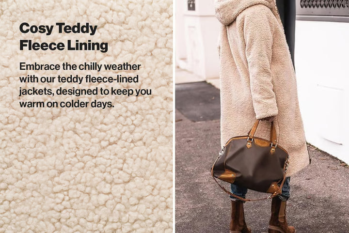 Luna™ | Teddy Fleece 2-in-1 Reversible Jacket