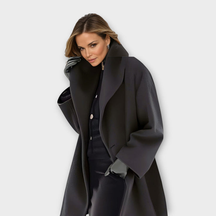 Valentina | Sky Blue Wool Elegance Coat