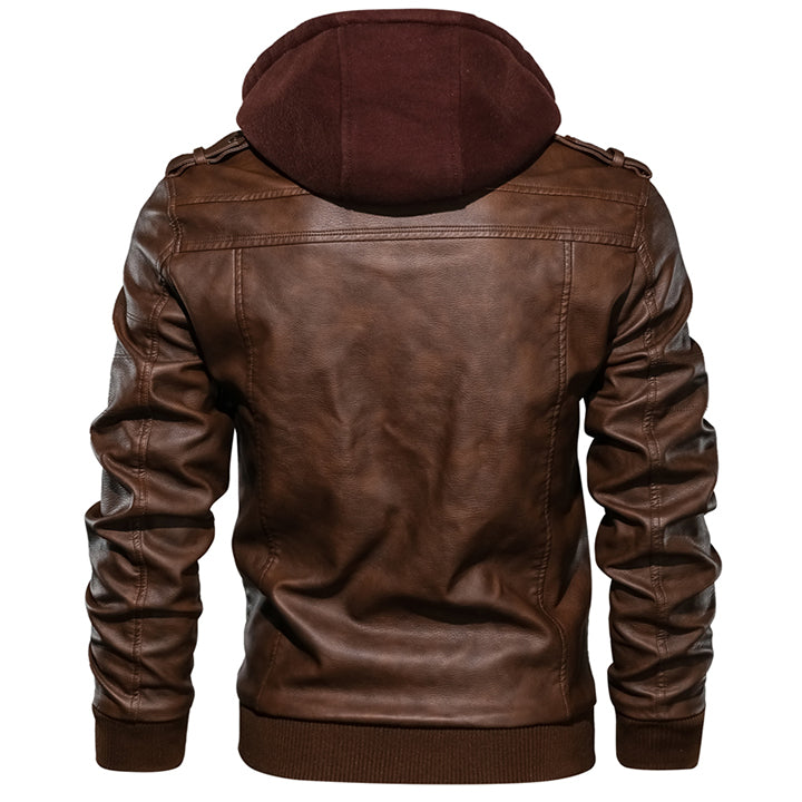 Cavari™ Milano Ferro Leather Jacket | Confidence in Every Stitch