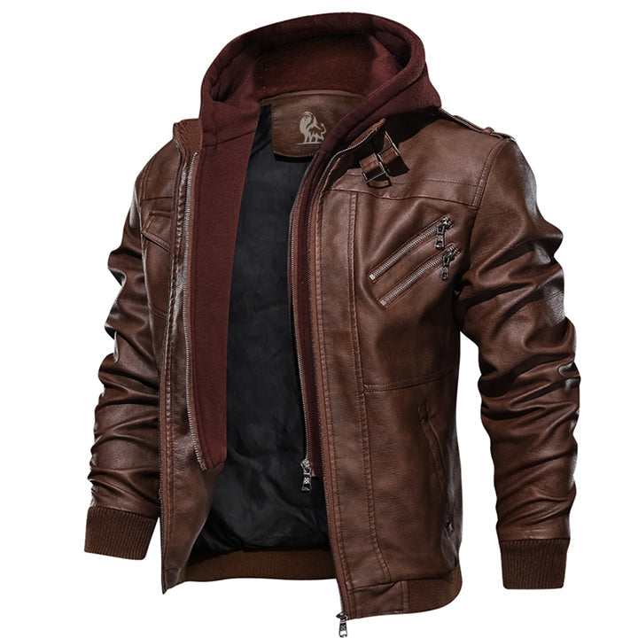 Cavari™ Milano Ferro Leather Jacket | Confidence in Every Stitch